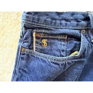 Todd Snyder Jeans Mens 36x32 Blue Slim Fit Selvedge Denim Button Fly Cotton